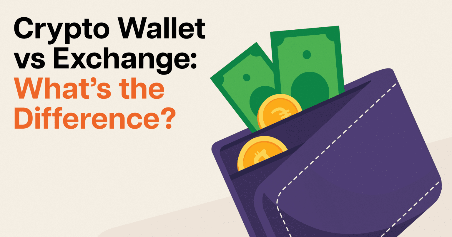 What's the Difference Between a Crypto Exchange and a Crypto Wallet?